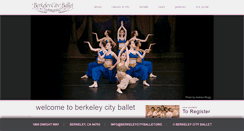 Desktop Screenshot of berkeleycityballet.org